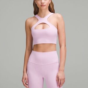 Bend This Scoop and Cross Bra in VitaPink